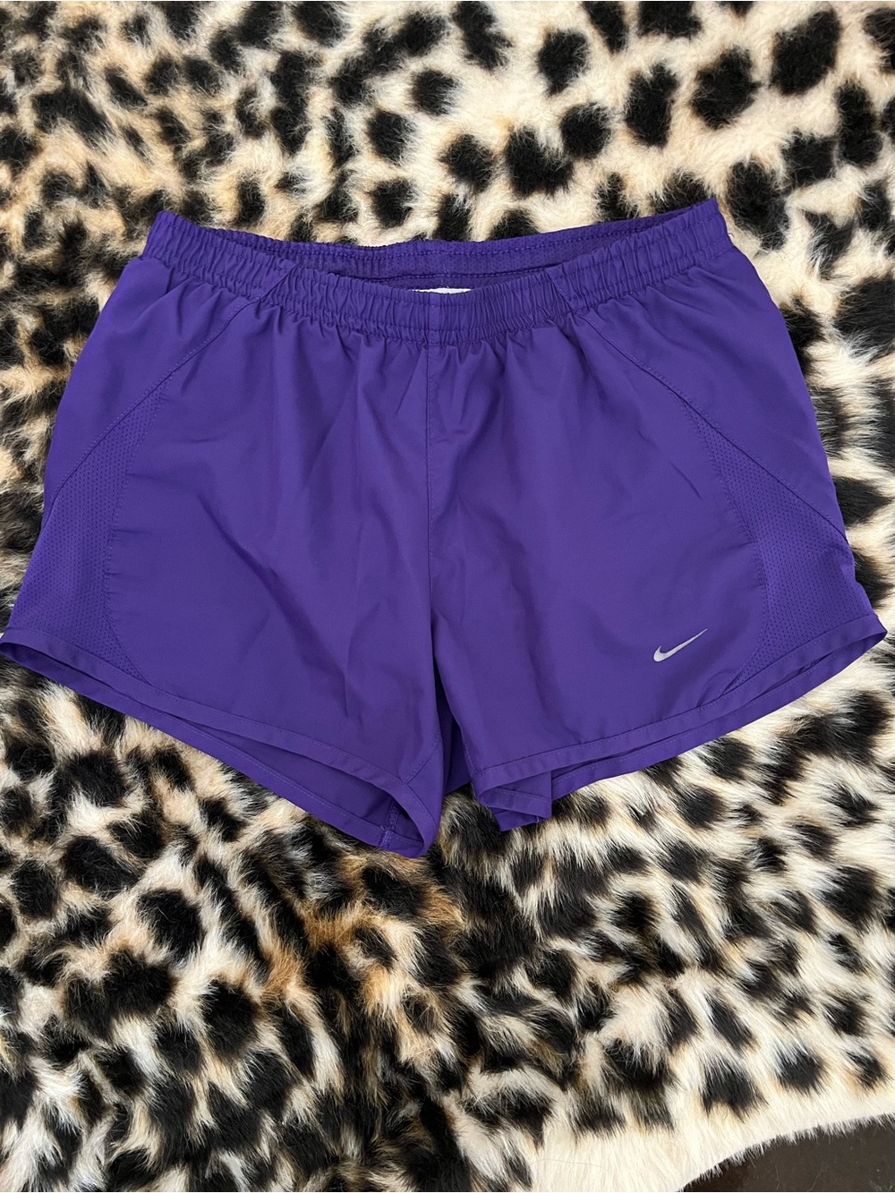 Nike Women's Purple Athletic Running Shorts